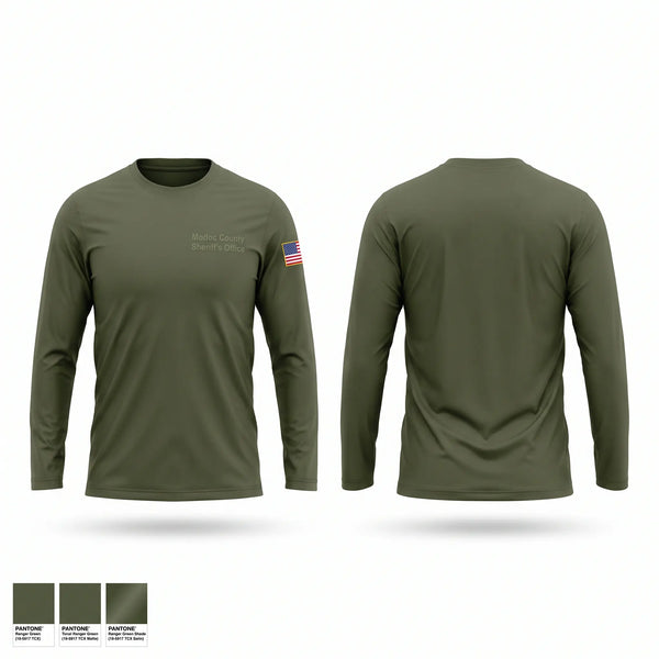 Long Sleeve Performance Shirt, Modoc County Sheriff’s Office, Police, Teamtime, Team time, sublimation, custom sports apparel, team uniforms, spirit wear, spiritwear, sports uniforms, custom shirts, team store, custom team store, fundraiser sports, apparel fundraiser