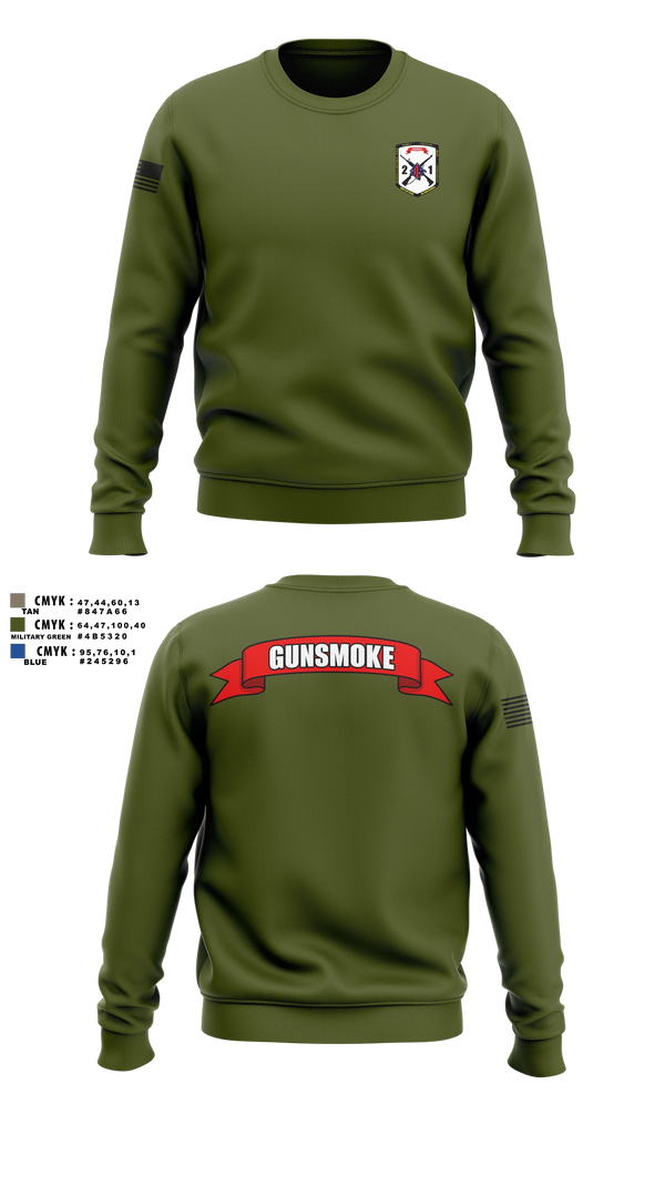 Crew Neck Sweatshirt, V 2/1 The Professionals, Marines, Teamtime, Team time, sublimation, custom sports apparel, team uniforms, spirit wear, spiritwear, sports uniforms, custom shirts, team store, custom team store, fundraiser sports, apparel fundraiser