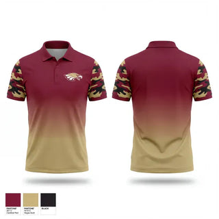 Short Sleeve Performance Polo, Ensor, Track & Field, Teamtime, Team time, sublimation, custom sports apparel, team uniforms, spirit wear, spiritwear, sports uniforms, custom shirts, team store, custom team store, fundraiser sports, apparel fundraiser