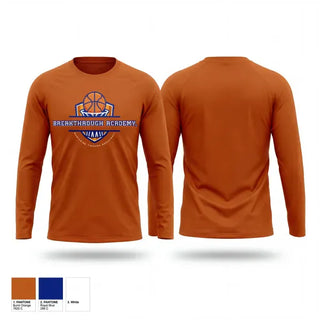 Long Sleeve Performance Shirt, Breakthrough Academy, Men's Basketball, Teamtime, Team time, sublimation, custom sports apparel, team uniforms, spirit wear, spiritwear, sports uniforms, custom shirts, team store, custom team store, fundraiser sports, apparel fundraiser
