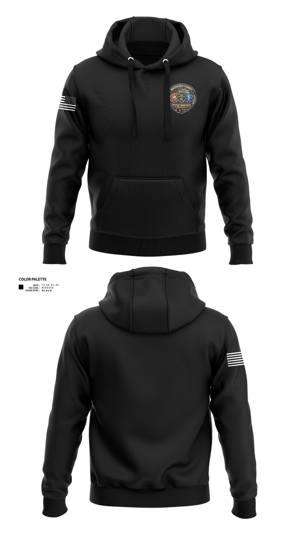 Hoodie, Waushara County Emergency Management and Communications, , Teamtime, Team time, sublimation, custom sports apparel, team uniforms, spirit wear, spiritwear, sports uniforms, custom shirts, team store, custom team store, fundraiser sports, apparel fundraiser