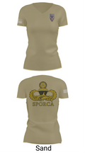 HHC, 725th BSB, 2/11 ABN 60450705 Women's Short Sleeve V-neck Shirt - 88