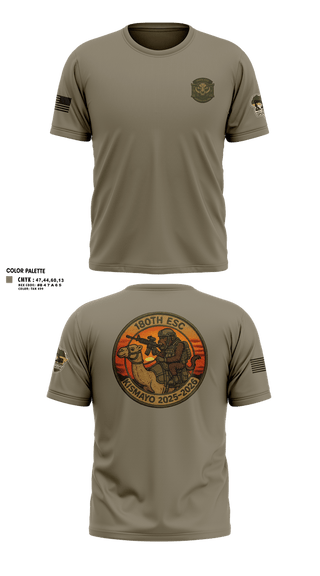 Old School Cotton Feel Shirt, 180th ESC Kismayo, Army, Teamtime, Team time, sublimation, custom sports apparel, team uniforms, spirit wear, spiritwear, sports uniforms, custom shirts, team store, custom team store, fundraiser sports, apparel fundraiser
