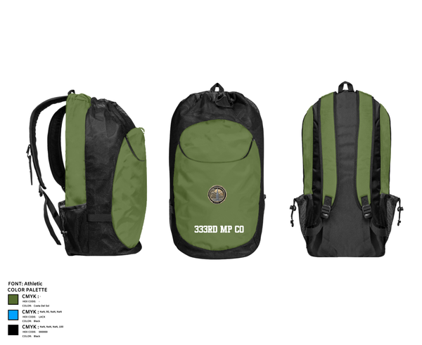 Gear Bag, 333rd Mp co, , Teamtime, Team time, sublimation, custom sports apparel, team uniforms, spirit wear, spiritwear, sports uniforms, custom shirts, team store, custom team store, fundraiser sports, apparel fundraiser