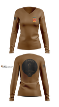 D-2 CTF Defender Women's Long Sleeve V-neck Shirt - 6