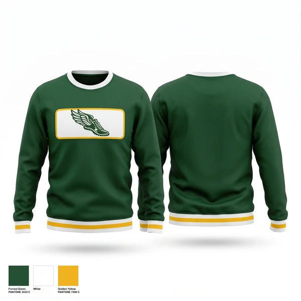 Crew Neck Sweatshirt, Schuyler High School, Track & Field, Teamtime, Team time, sublimation, custom sports apparel, team uniforms, spirit wear, spiritwear, sports uniforms, custom shirts, team store, custom team store, fundraiser sports, apparel fundraiser