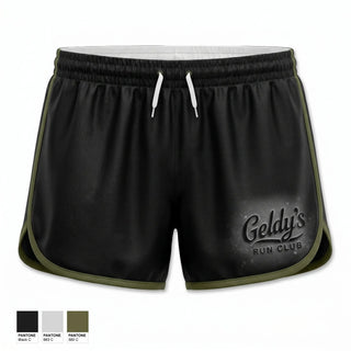 Track Shorts, Geldy’s Run Club, Cross Country, Teamtime, Team time, sublimation, custom sports apparel, team uniforms, spirit wear, spiritwear, sports uniforms, custom shirts, team store, custom team store, fundraiser sports, apparel fundraiser