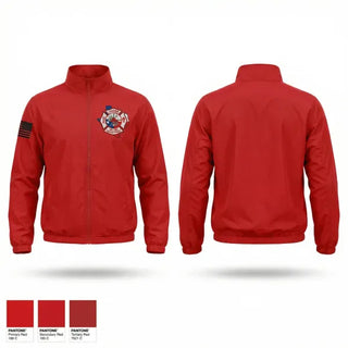 Windbreaker, Linden fire department, Fire Department, Teamtime, Team time, sublimation, custom sports apparel, team uniforms, spirit wear, spiritwear, sports uniforms, custom shirts, team store, custom team store, fundraiser sports, apparel fundraiser