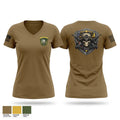 276th Military Police Company Women's Short Sleeve V-neck Shirt - 1