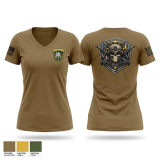 Womens Short Sleeve Vneck Shirt, 276th Military Police Company, Army, Teamtime, Team time, sublimation, custom sports apparel, team uniforms, spirit wear, spiritwear, sports uniforms, custom shirts, team store, custom team store, fundraiser sports, apparel fundraiser
