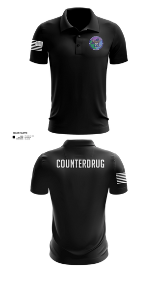 Short Sleeve Performance Polo, New York Counterdrug Task Force, Police, Teamtime, Team time, sublimation, custom sports apparel, team uniforms, spirit wear, spiritwear, sports uniforms, custom shirts, team store, custom team store, fundraiser sports, apparel fundraiser