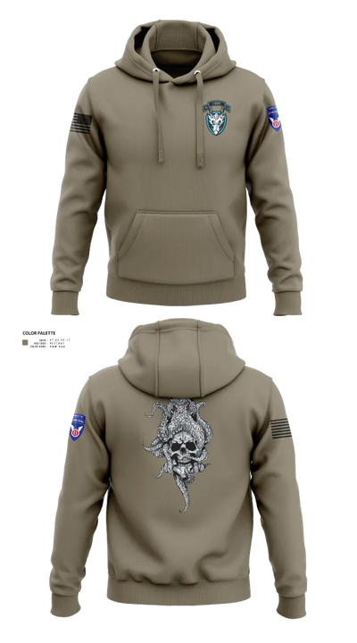 95th cbrn 3rd plt Hoodie - 111