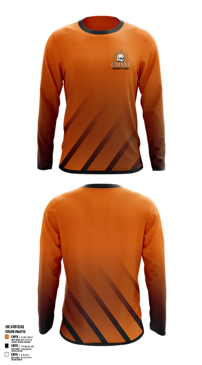 Nine 16 Wrestling Club 58954215 Long Sleeve Performance Shirt 1