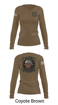 60th LRS 59966938 Women's Long Sleeve V-neck Shirt - 17