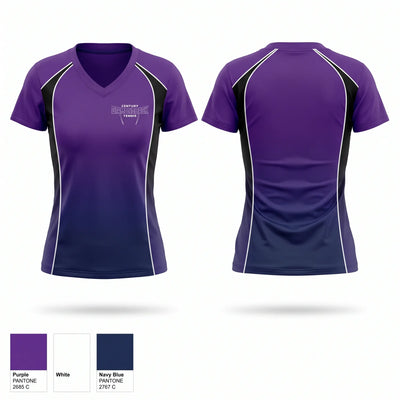 Century Women's Short Sleeve V-neck Shirt - 1