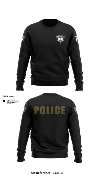 Crew Neck Sweatshirt, New York Mills Police Department, Police, Teamtime, Team time, sublimation, custom sports apparel, team uniforms, spirit wear, spiritwear, sports uniforms, custom shirts, team store, custom team store, fundraiser sports, apparel fundraiser