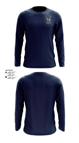 Long Sleeve Performance Shirt, Barrington High School Gymnastics, Spirit Store, Teamtime, Team time, sublimation, custom sports apparel, team uniforms, spirit wear, spiritwear, sports uniforms, custom shirts, team store, custom team store, fundraiser sports, apparel fundraiser
