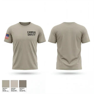 Old School Cotton Feel Shirt, Campus Safety, Police, Teamtime, Team time, sublimation, custom sports apparel, team uniforms, spirit wear, spiritwear, sports uniforms, custom shirts, team store, custom team store, fundraiser sports, apparel fundraiser
