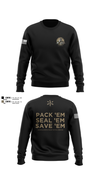 Crew Neck Sweatshirt, LMPD HSO TRT, Police, Teamtime, Team time, sublimation, custom sports apparel, team uniforms, spirit wear, spiritwear, sports uniforms, custom shirts, team store, custom team store, fundraiser sports, apparel fundraiser