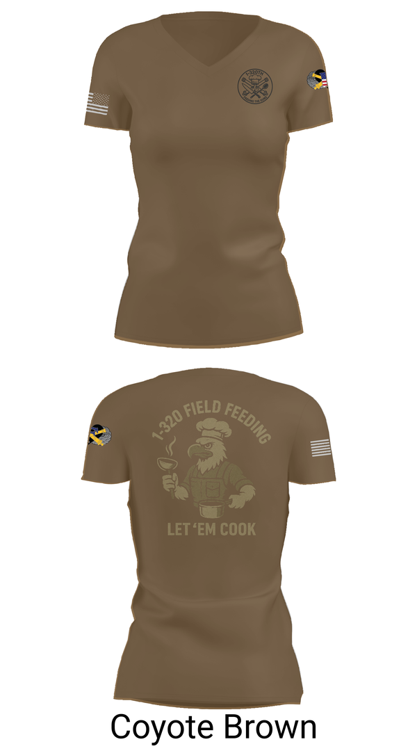 Womens Short Sleeve Vneck Shirt, 1-320th, , Teamtime, Team time, sublimation, custom sports apparel, team uniforms, spirit wear, spiritwear, sports uniforms, custom shirts, team store, custom team store, fundraiser sports, apparel fundraiser