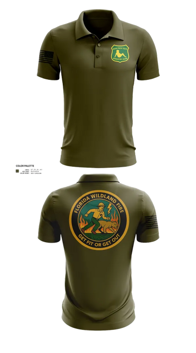 Florida 43193652 Short Sleeve Performance Polo - 101