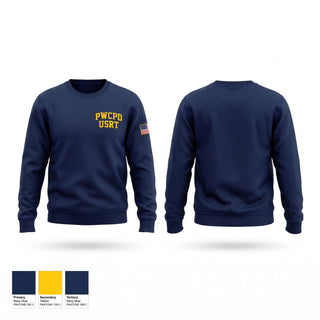 Crew Neck Sweatshirt, PWCPD USRT, Police, Teamtime, Team time, sublimation, custom sports apparel, team uniforms, spirit wear, spiritwear, sports uniforms, custom shirts, team store, custom team store, fundraiser sports, apparel fundraiser