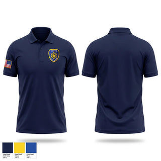 Short Sleeve Performance Polo, Village of Clinton Police, Police, Teamtime, Team time, sublimation, custom sports apparel, team uniforms, spirit wear, spiritwear, sports uniforms, custom shirts, team store, custom team store, fundraiser sports, apparel fundraiser