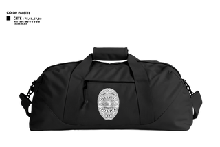 Duffle Bag, Clermont PD, Police, Teamtime, Team time, sublimation, custom sports apparel, team uniforms, spirit wear, spiritwear, sports uniforms, custom shirts, team store, custom team store, fundraiser sports, apparel fundraiser