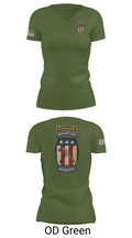 2-47 infantry 3rd BRG 10th MTN 15406658 Women's Short Sleeve V-neck Shirt - 48