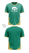 D-R Falcons 66653623 Short Sleeve Performance Shirt - 20