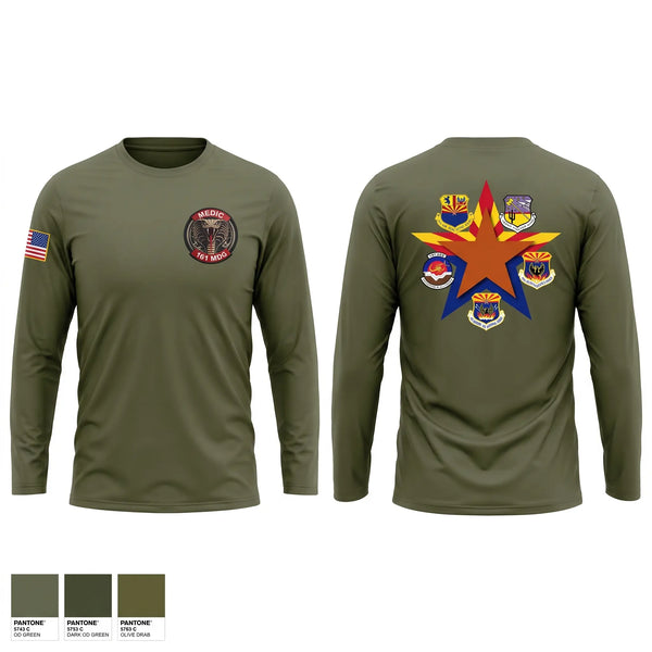 Long Sleeve Performance Shirt, AZ Air Guard 4N, Air Force, Teamtime, Team time, sublimation, custom sports apparel, team uniforms, spirit wear, spiritwear, sports uniforms, custom shirts, team store, custom team store, fundraiser sports, apparel fundraiser