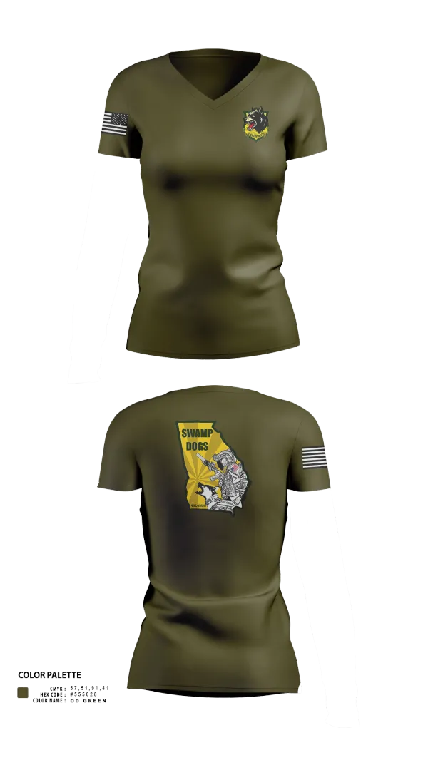 Womens Short Sleeve Vneck Shirt, 93D MP DET (MWD), , Teamtime, Team time, sublimation, custom sports apparel, team uniforms, spirit wear, spiritwear, sports uniforms, custom shirts, team store, custom team store, fundraiser sports, apparel fundraiser