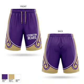 Athletic Shorts With Pockets, Lexington Bears, Baseball, Teamtime, Team time, sublimation, custom sports apparel, team uniforms, spirit wear, spiritwear, sports uniforms, custom shirts, team store, custom team store, fundraiser sports, apparel fundraiser