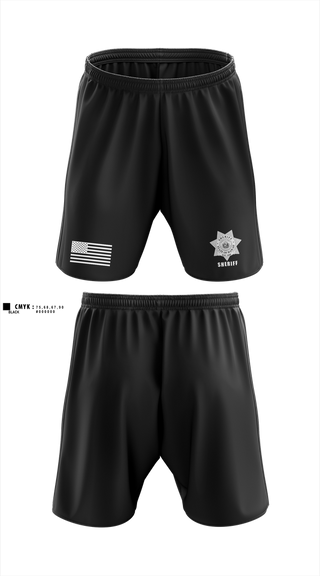 Athletic Shorts With Pockets, Hawai’i Department of Law Enforcement- Sheriff Division, Police, Teamtime, Team time, sublimation, custom sports apparel, team uniforms, spirit wear, spiritwear, sports uniforms, custom shirts, team store, custom team store, fundraiser sports, apparel fundraiser