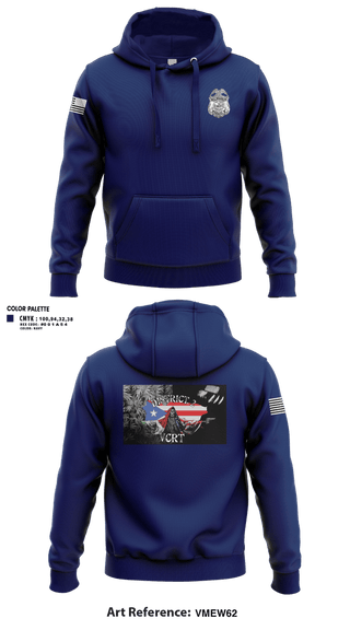Hoodie, D2 Violent Crime Reduction Team, Police, Teamtime, Team time, sublimation, custom sports apparel, team uniforms, spirit wear, spiritwear, sports uniforms, custom shirts, team store, custom team store, fundraiser sports, apparel fundraiser