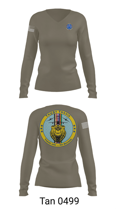 60 LRS 51747524 Women's Long Sleeve V-neck Shirt - 77