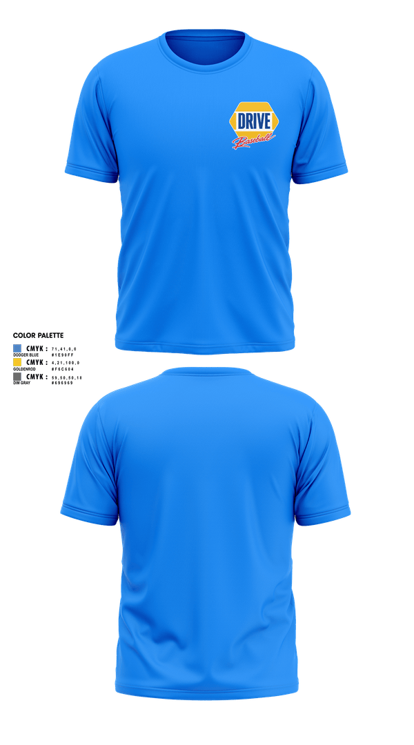 Short Sleeve Performance Shirt, Dawson DRIVE, Baseball, Teamtime, Team time, sublimation, custom sports apparel, team uniforms, spirit wear, spiritwear, sports uniforms, custom shirts, team store, custom team store, fundraiser sports, apparel fundraiser