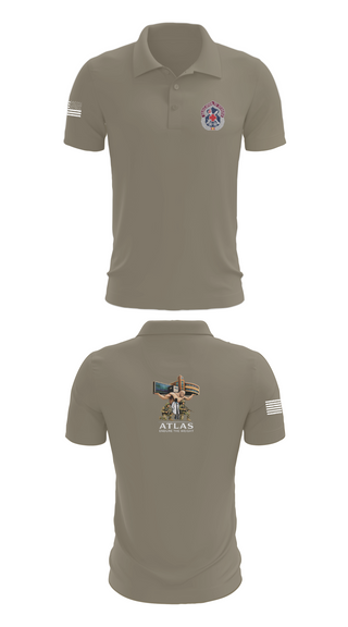 Short Sleeve Performance Polo, Atlas Company, Army, Teamtime, Team time, sublimation, custom sports apparel, team uniforms, spirit wear, spiritwear, sports uniforms, custom shirts, team store, custom team store, fundraiser sports, apparel fundraiser