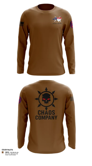 Long Sleeve Performance Shirt, C. Co. 1-120 3rd PLT, Army, Teamtime, Team time, sublimation, custom sports apparel, team uniforms, spirit wear, spiritwear, sports uniforms, custom shirts, team store, custom team store, fundraiser sports, apparel fundraiser