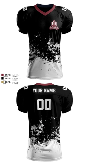 Football Jersey, Whittier Crimson Knights, , Teamtime, Team time, sublimation, custom sports apparel, team uniforms, spirit wear, spiritwear, sports uniforms, custom shirts, team store, custom team store, fundraiser sports, apparel fundraiser