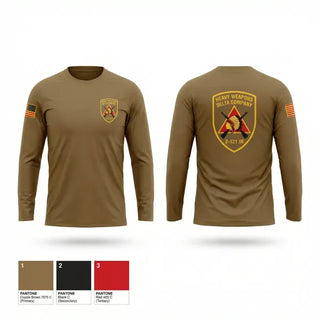 Long Sleeve Performance Shirt, Co D 2-121 IN, Army, Teamtime, Team time, sublimation, custom sports apparel, team uniforms, spirit wear, spiritwear, sports uniforms, custom shirts, team store, custom team store, fundraiser sports, apparel fundraiser