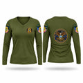 ST. JOSEPH DETENTION CENTER FUGITIVE UNIT Women's Long Sleeve V-neck Shirt - 1