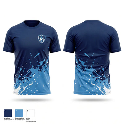 Musketeers Track Team 21275416 Soft Poly Tee Cotton Like Feel - 1