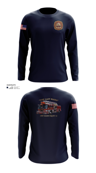 Long Sleeve Performance Shirt, Colmar Vol. Fire Co. Historical Society, Fire Department, Teamtime, Team time, sublimation, custom sports apparel, team uniforms, spirit wear, spiritwear, sports uniforms, custom shirts, team store, custom team store, fundraiser sports, apparel fundraiser