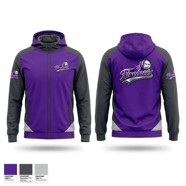 Windbreaker, Fireballs, Baseball, Teamtime, Team time, sublimation, custom sports apparel, team uniforms, spirit wear, spiritwear, sports uniforms, custom shirts, team store, custom team store, fundraiser sports, apparel fundraiser