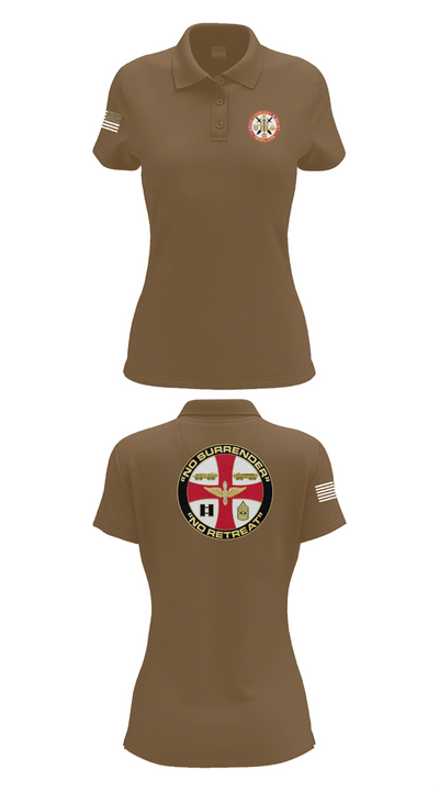 Echo 2-501st GSAB 24496005 Women's Short Sleeve Performance Polo  - 15