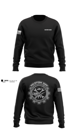 Crew Neck Sweatshirt, FMS 6, National Guard, Teamtime, Team time, sublimation, custom sports apparel, team uniforms, spirit wear, spiritwear, sports uniforms, custom shirts, team store, custom team store, fundraiser sports, apparel fundraiser