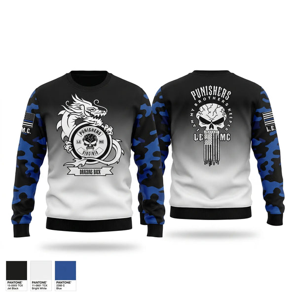Crew Neck Sweatshirt, Dragons Back, Bowling, Teamtime, Team time, sublimation, custom sports apparel, team uniforms, spirit wear, spiritwear, sports uniforms, custom shirts, team store, custom team store, fundraiser sports, apparel fundraiser