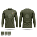 Blank County Sheriff Department Long Sleeve Performance Shirt - 1