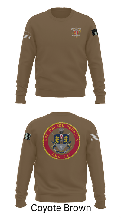 USS Rafael Peralta DDG 115 35678200 Crew Neck Sweatshirt - 5